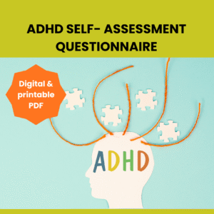 ADHD self assessment questionnaire